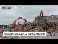 City of Gatesville begins demolishing historic buildings destroyed by massive fire