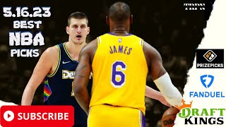 Best NBA Player Prop Picks, Bets, Parlays \& Predictions Today Tuesday 5\/16\/23 May 16th | TRPN Picks