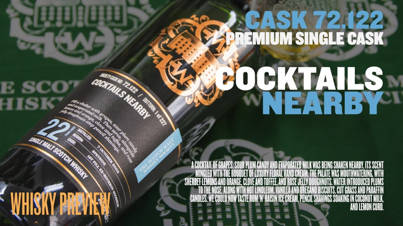 Premium 22-Year-Old Whisky | Single Cask Bottle | Cocktails Nearby | SMWS Australia