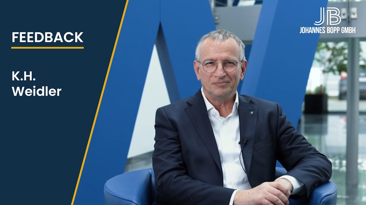 Kunden FEEDBACK von Volker Weidler | Johannes Bopp GmbH & K.H. Weidler