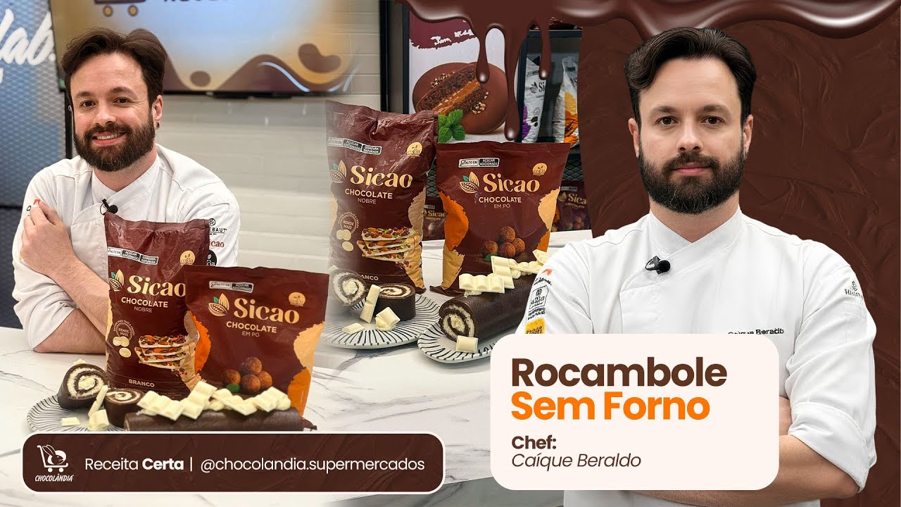 Rocambole sem forno - Chef Caique Beraldo
