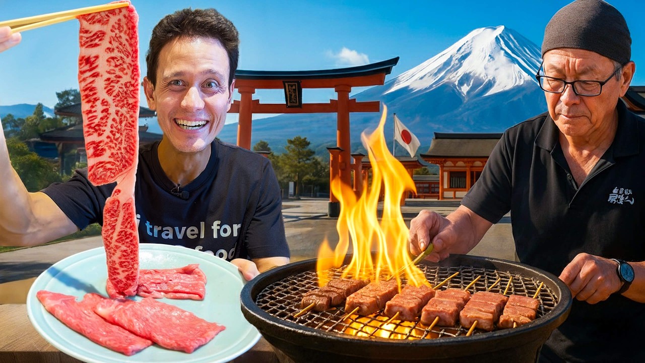 Japanese Street Food – Eating Only Wagyu in Takayama for 24 Hours