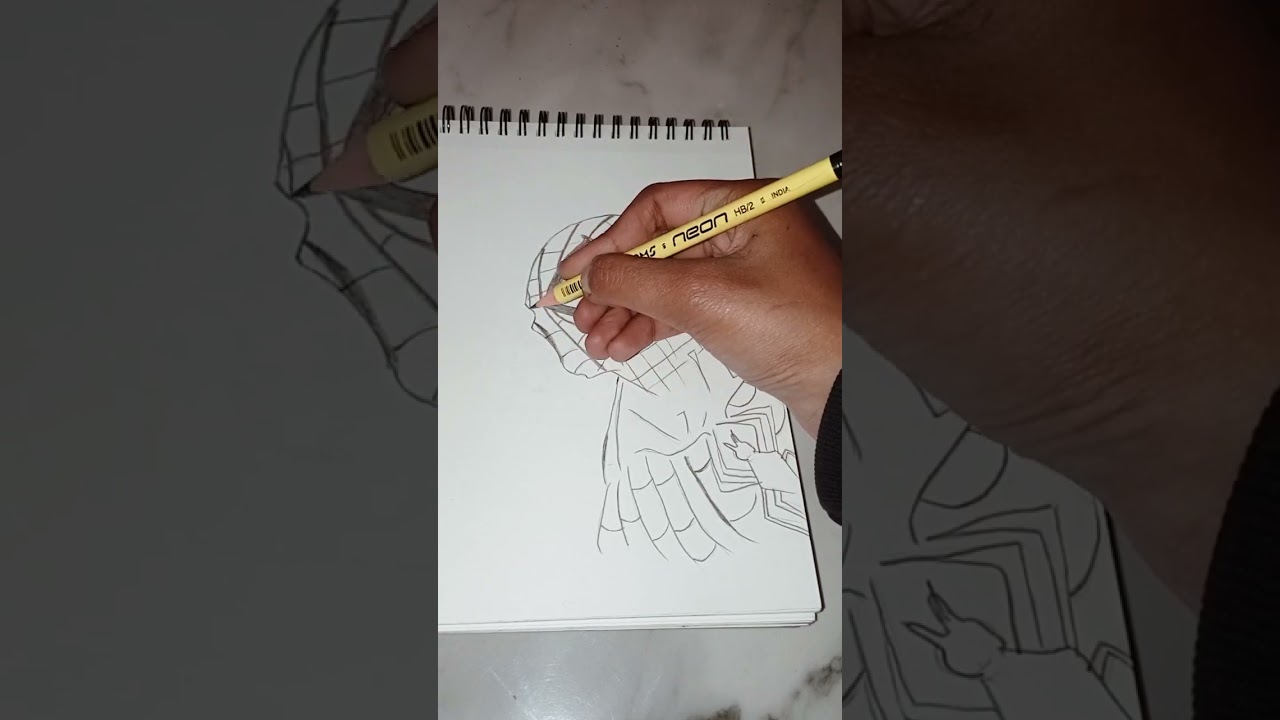 Sketch of spiderman #artworkschannel 🧿🧿