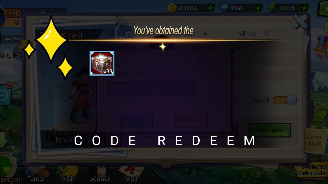 NEW CODE REDEEM DRAGON WARRIOR SAIYAN UNITED - YouTube