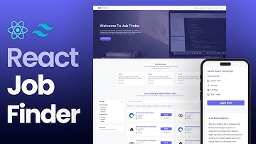 React Job Finder | React & Tailwind CSS Functional Job Finding App