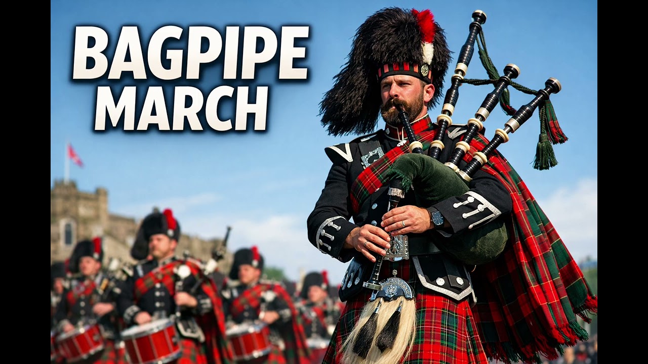 Scottish Bagpipe March | Traditional Highland Parade Music