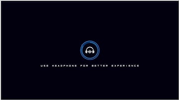 Use Headphone Intro Video | No Copyright Video | Use Headphone Video With Sound | Animation | Free |