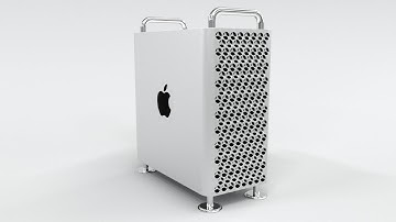 Create a realistic Apple Mac Pro in Cinema 4D and Octane
