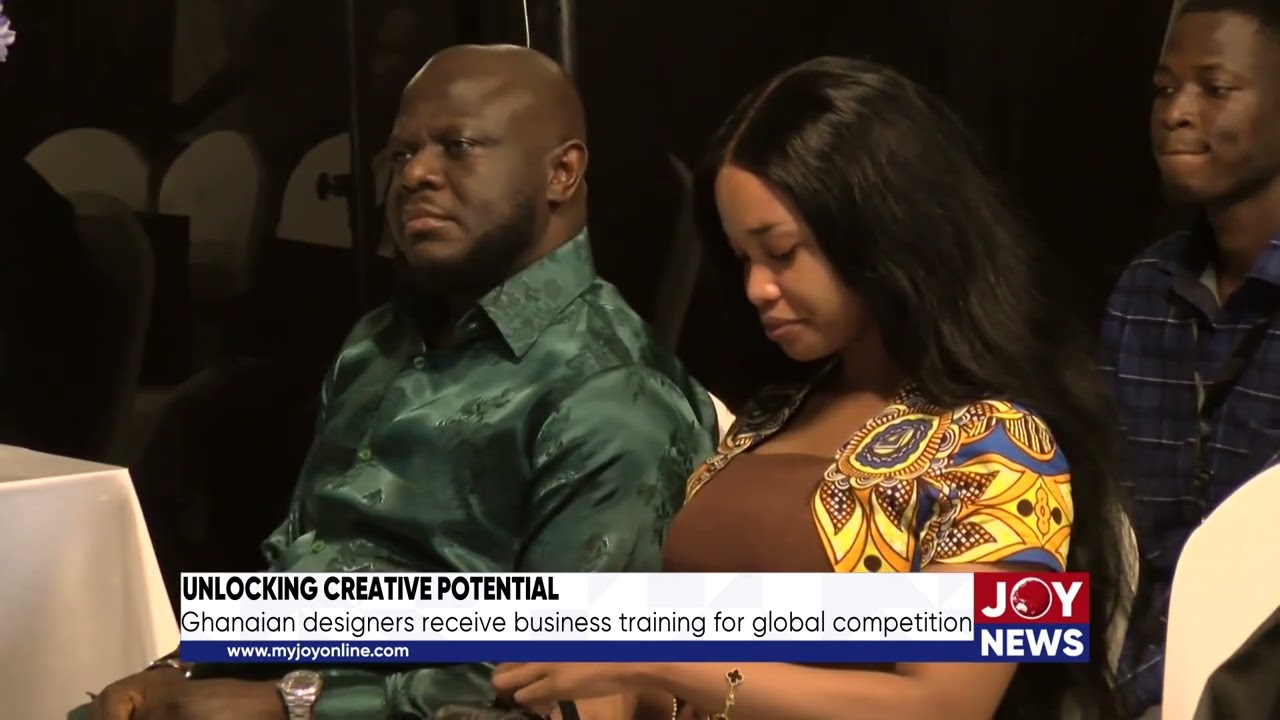 Still from Unlocking Creative Potential: Ghanaian designers receive business training for global competition.