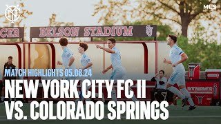 Match Highlights | NYCFC II 1-0 Colorado Springs Switchbacks