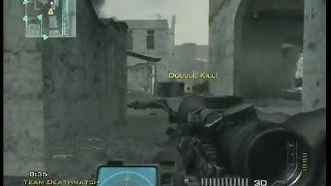 MW3: 2 kill 1 shot Sniper