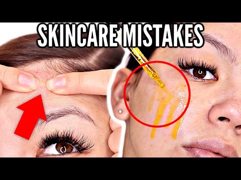 10 SKINCARE MISTAKES YOU&rsquo;RE MAKING THAT CAUSE ACNE AND CLOGGED PORES! Skincare Tips For Clear Skin