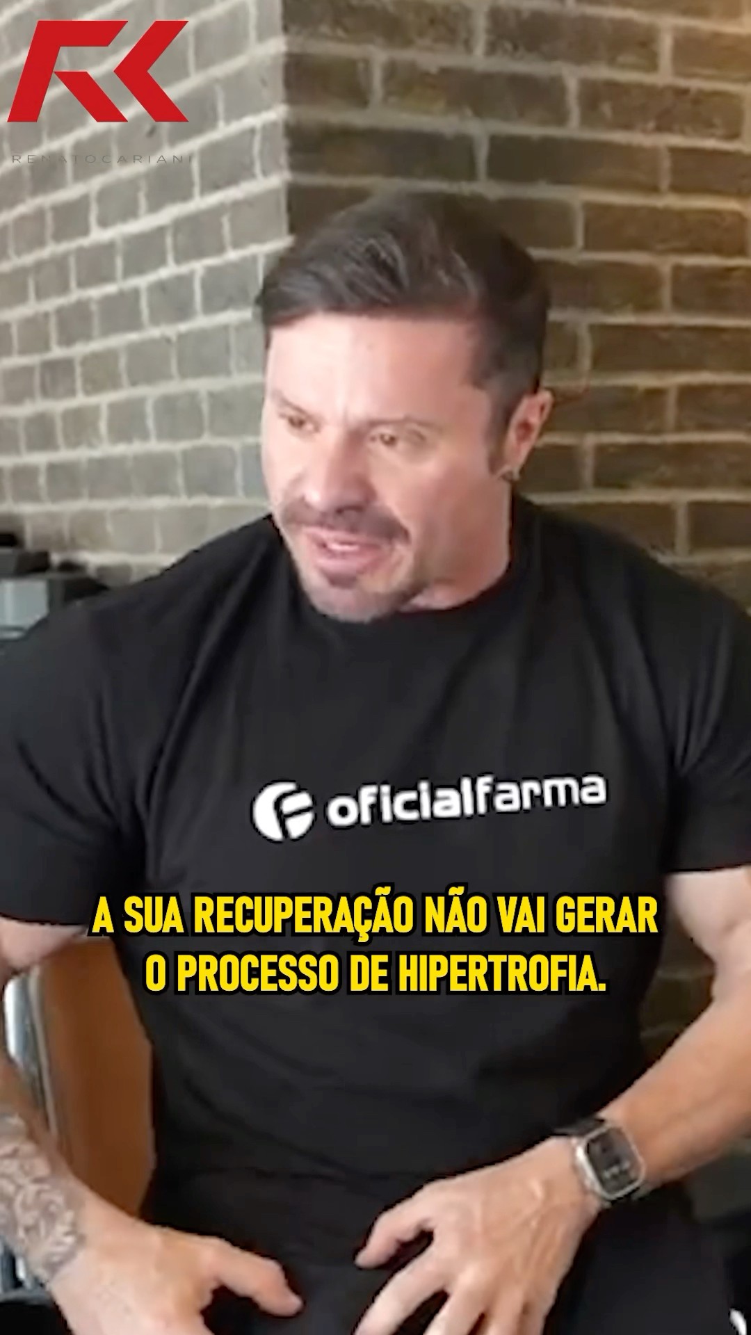 É ASSIM QUE FUNCIONA A HIPERTROFIA MUSCULAR! #renatocariani #rodrigofaro #hipertrofia #treino #dor