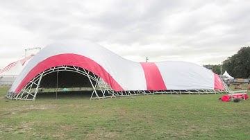 Gridshell in Composite Material - Festival Solidays, Paris, 2011