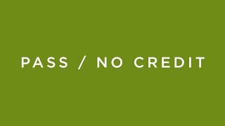 Point Park University's "Pass / No Credit" Policy Breakdown with Jonas Prida
