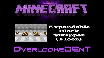 Expandable Block Swapper (Floor) - Minecraft Xbox 360/PS3 - [Tutorial]