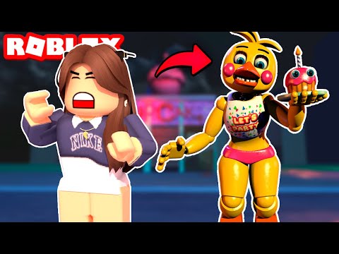 NÃO COMA O CUPCAKE DA CHICA NO ROBLOX ( Escape Creepy's Cake Factory Obby! )