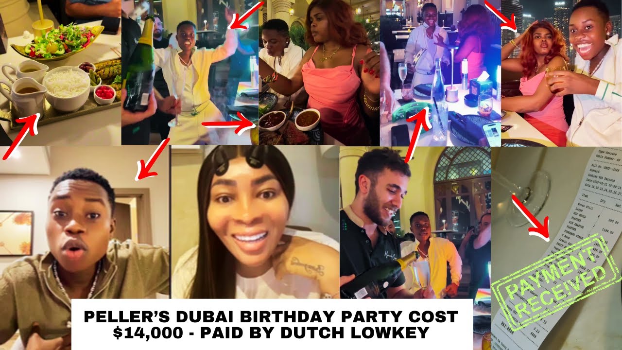 PELLER's $14,000 Birthday Party Was MASSIVE | Thanks To Tiwa Savage, Sandra Benede And Dutch Lowkey