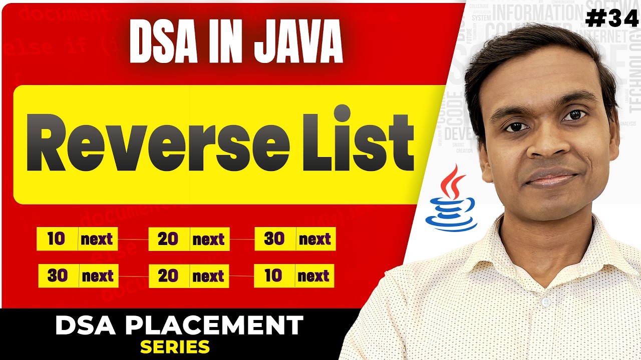 Reverse Linked List in Java (LeetCode 206) | Linked List Interview ...