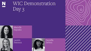 WIC Demonstration Day 3