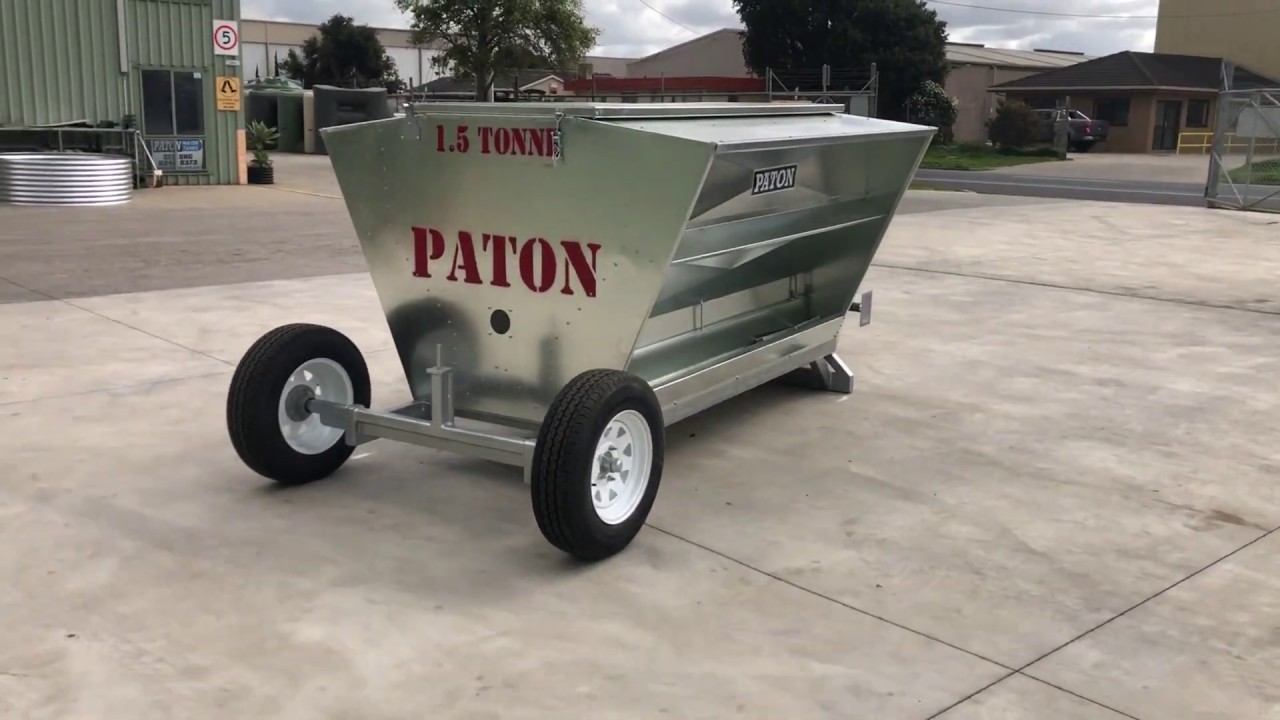 Wheeled Sheep Feeder - 1.5 Tonne Walkaround