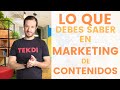 Lo que todo profesional del MARKETING DE CONTENIDOS DEBE SABER