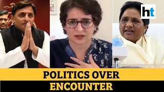 Vikas Dubey killed: Watch Priyanka Gandhi, Akhilesh Yadav & Mayawati's response