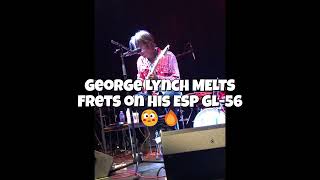 George Lynch MELTS Frets on His ESP GL-56 😳🔥#georgelynch