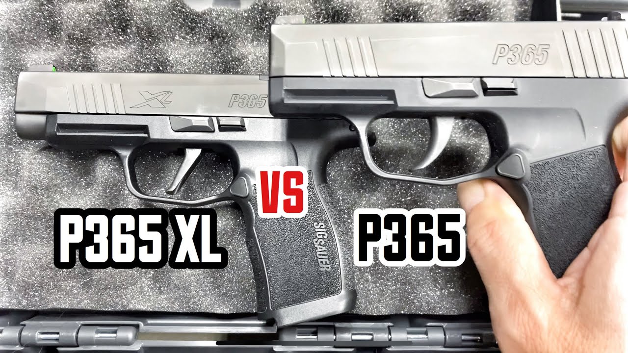 Sig P365 vs P365 XL for Concealed Carry 【Gun21】 YouTube