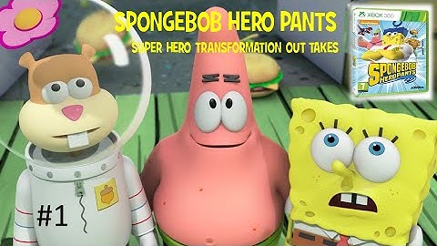 Spongebob Hero Pants: Super Hero Out Takes (All Characters)