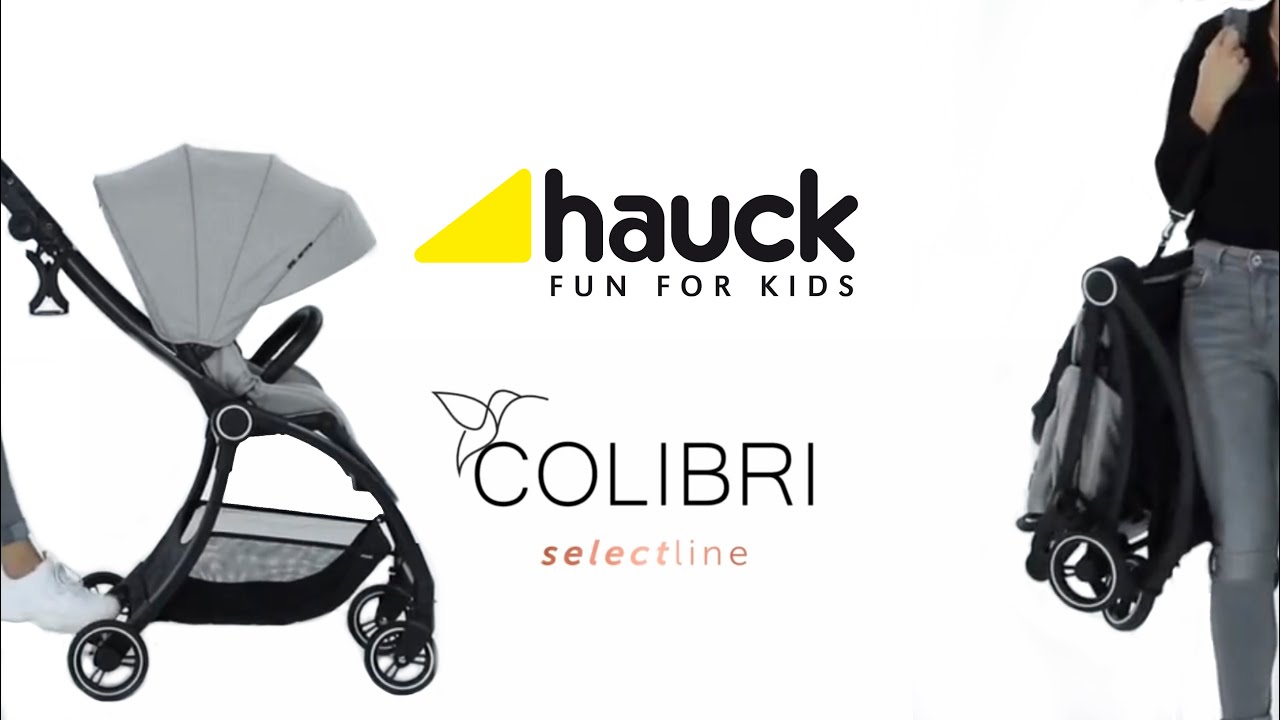 Hauck Colibri NEW Ultra Compact Travel System 2021, Weighs 7kg!