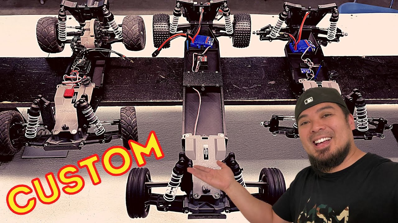 Muddboss CUSTOM FABRICATED TRAXXAS RC CARS! | R1 Wurks Mudboss Battery Test ...
