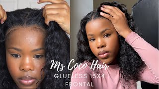 No Glue Needed, Super Natural Looking Glueless Wig Install 😍 | Mscoco Hair