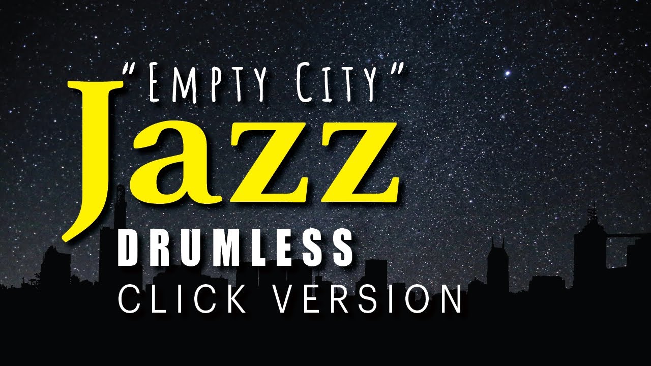 Drumless Jazz Backing Track 90 bpm with CLICK Brushes Play along