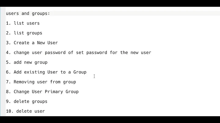 Users and Groups in Linux : Create, List, Add, Edit, Assign, and Delete