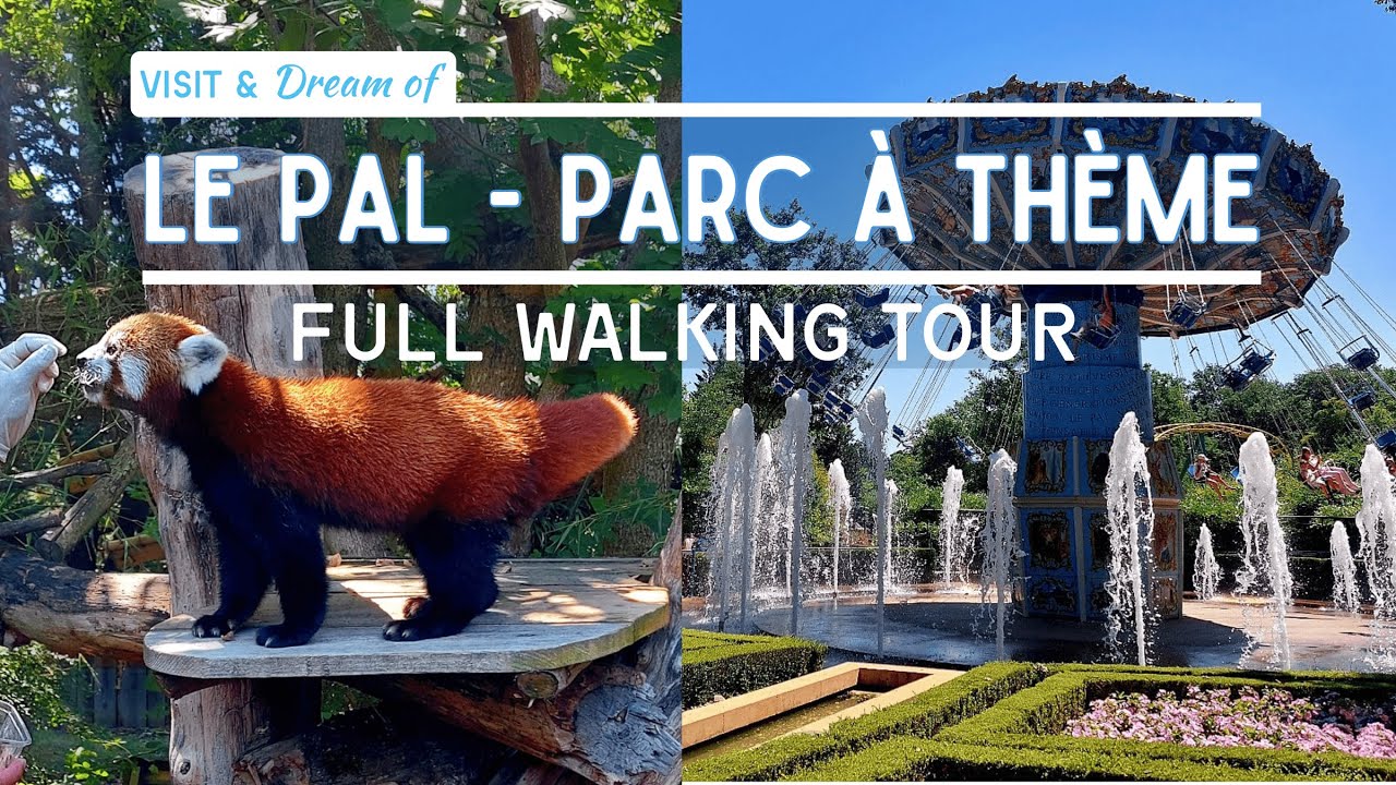 💚Le PAL - FULL WALKING TOUR (June 2025) - 4K : Amazing WILDLIFE & FAMILY THEME PARK - France