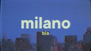 BIA, Sfera Ebbasta, Fivio Foreign - MILANO (Lyrics / Testo)
