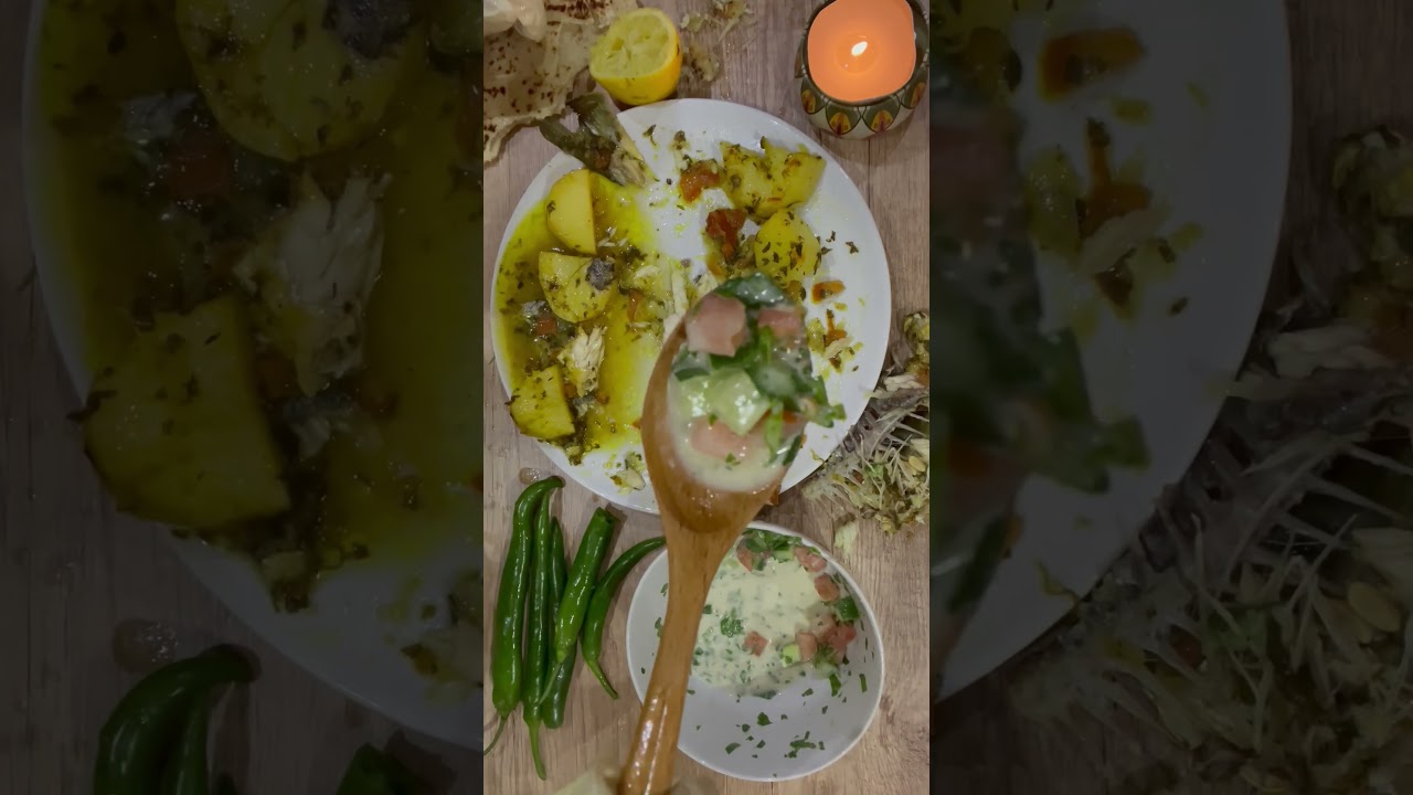 سمك محشي ، Eating Stuffed fish.‏Asmr food.Arabic Mukbang.Mukbang Sounds.اصوات الاكل.موكبانغ ، اسمر