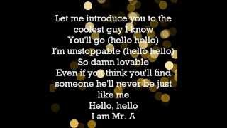 AJ McLean -Mr. A LYRICS VIDEO chords