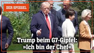Szenen Vom G7 - Gipfel: Trump Plustert Sich Auf Und Meloni Lässt Das Rauchen Sein Der Spiegel