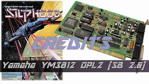 Creative Labs SoundBlaster 2.0 CT1350B playing Silpheed music (credits tune, Adlib mode)