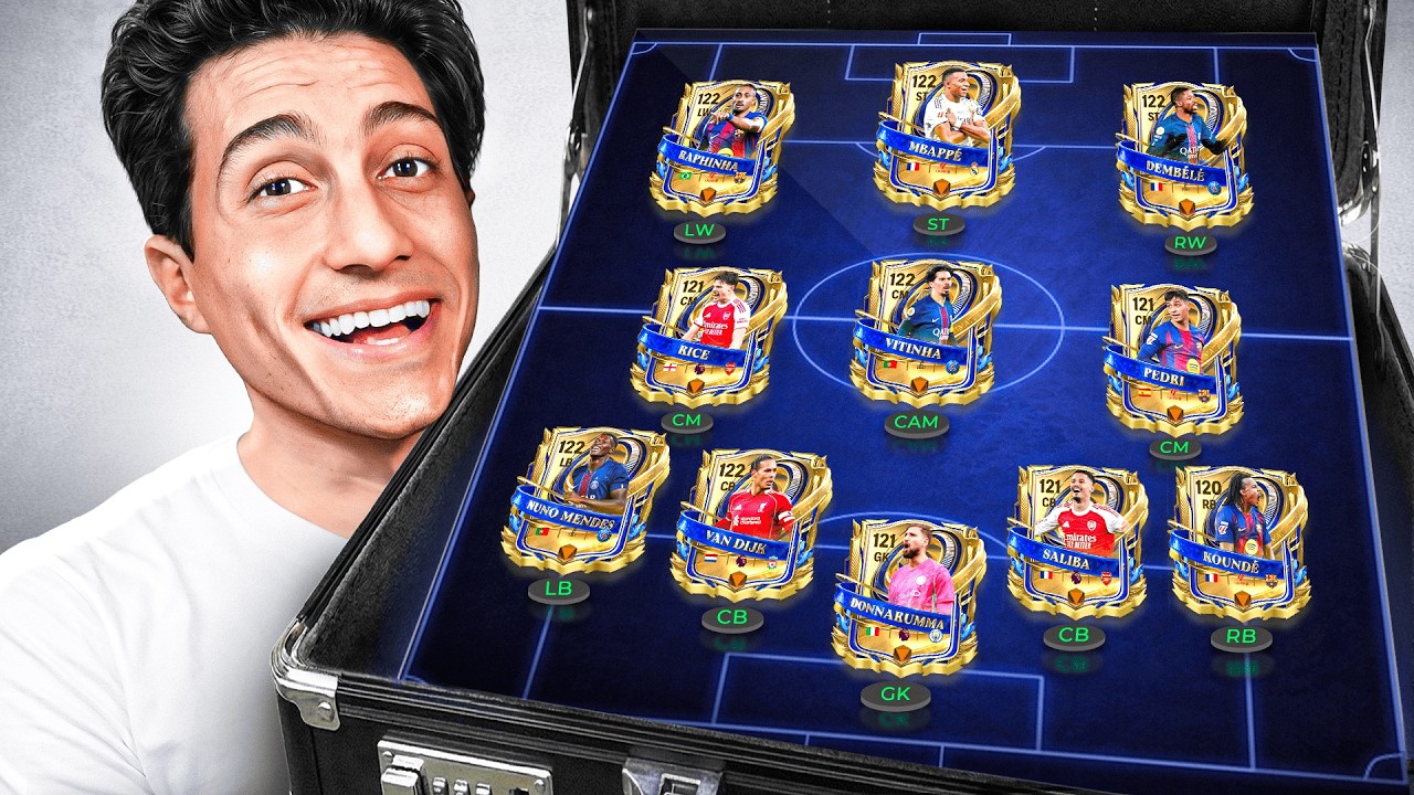 فاجأت مشترك بتشكيلة السنة الألتميت كلها في حسابة