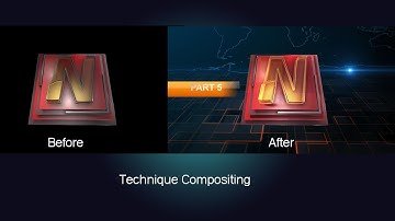 Intro ident cinema 4d : Letter ident part 5A (Compositing)