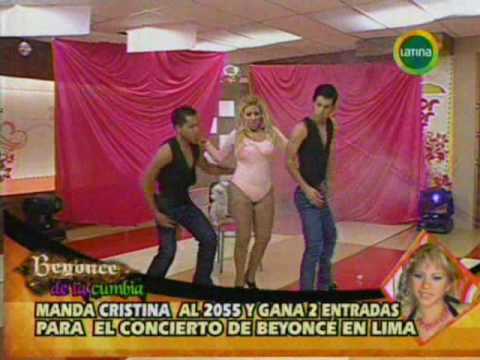 Cristina Rodriguez bailando en traje rosado