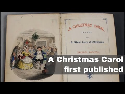 19th December 1843: Charles Dickens’ novella A Christmas Carol published in London by Chapman & Hall