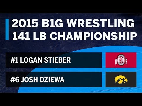141 LBS: #1 Logan Stieber (Ohio State) vs. #6 Josh Dziewa (Iowa) | 2015 B1G Wrestling Championships