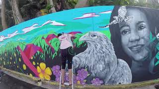 Memorial Wall La Perla Puerto Rico: OMAI & The Goodness Tour