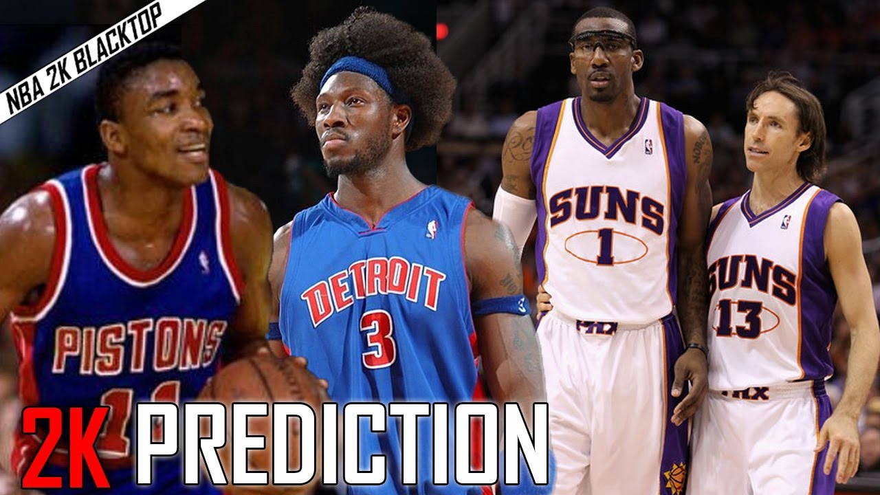 Isiah Thomas and Ben Wallace Beating up the Nash/Amare Combo