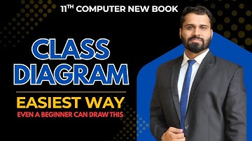 Class Diagram Explained Easily | ICS Part 1 Computer | UML | 2025 Syllabus