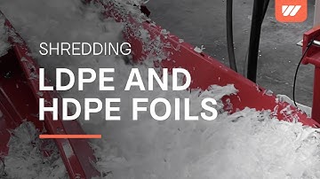 Shredding of LDPE and HDPE foils with WEIMA WLK 20 Super Jumbo in León - Mexico